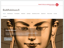 Tablet Screenshot of buddhalaisuus.fi
